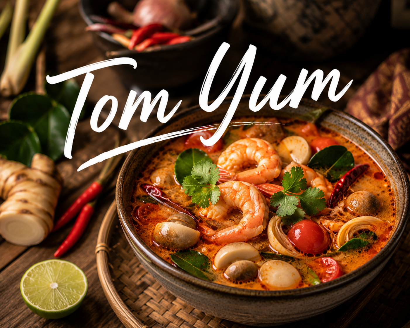 Tom Yum soup in Thailand