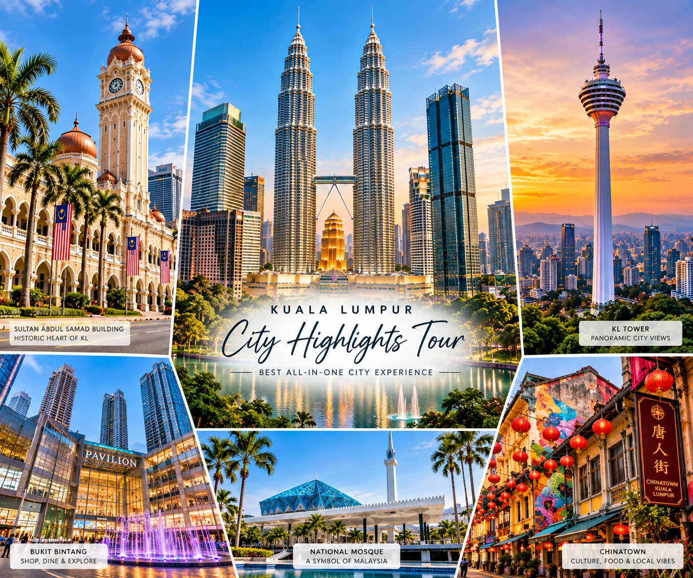 Kuala Lumpur city highlights sightseeing tour