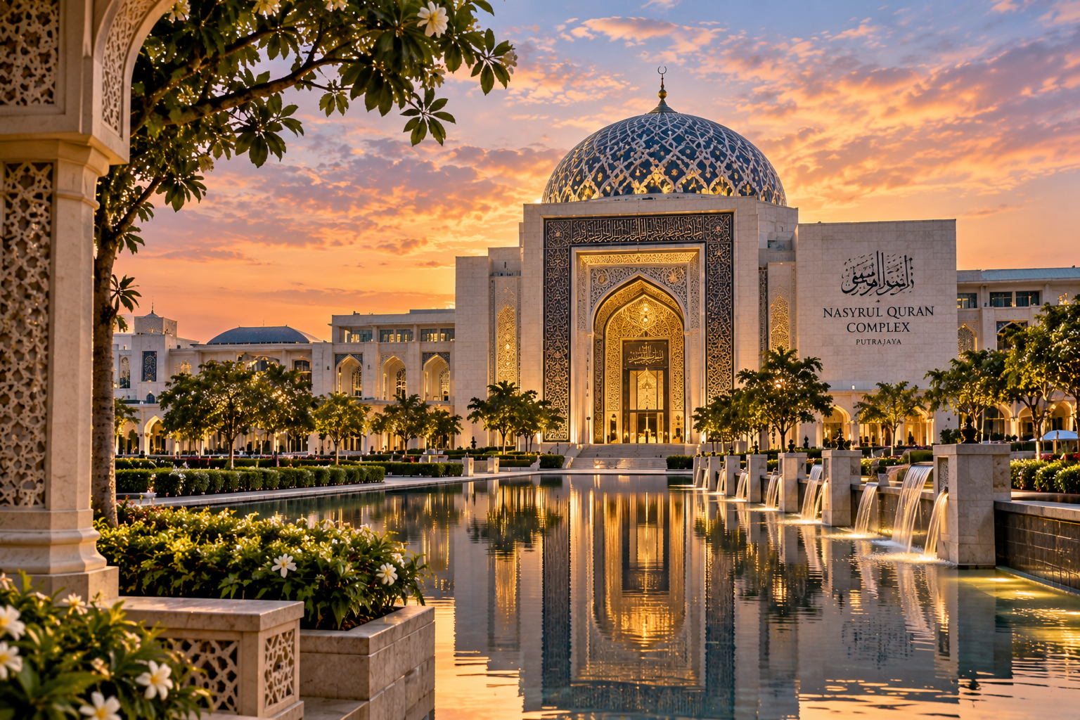 Nasyrul Quran Complex Putrajaya Quran calligraphy Malaysia