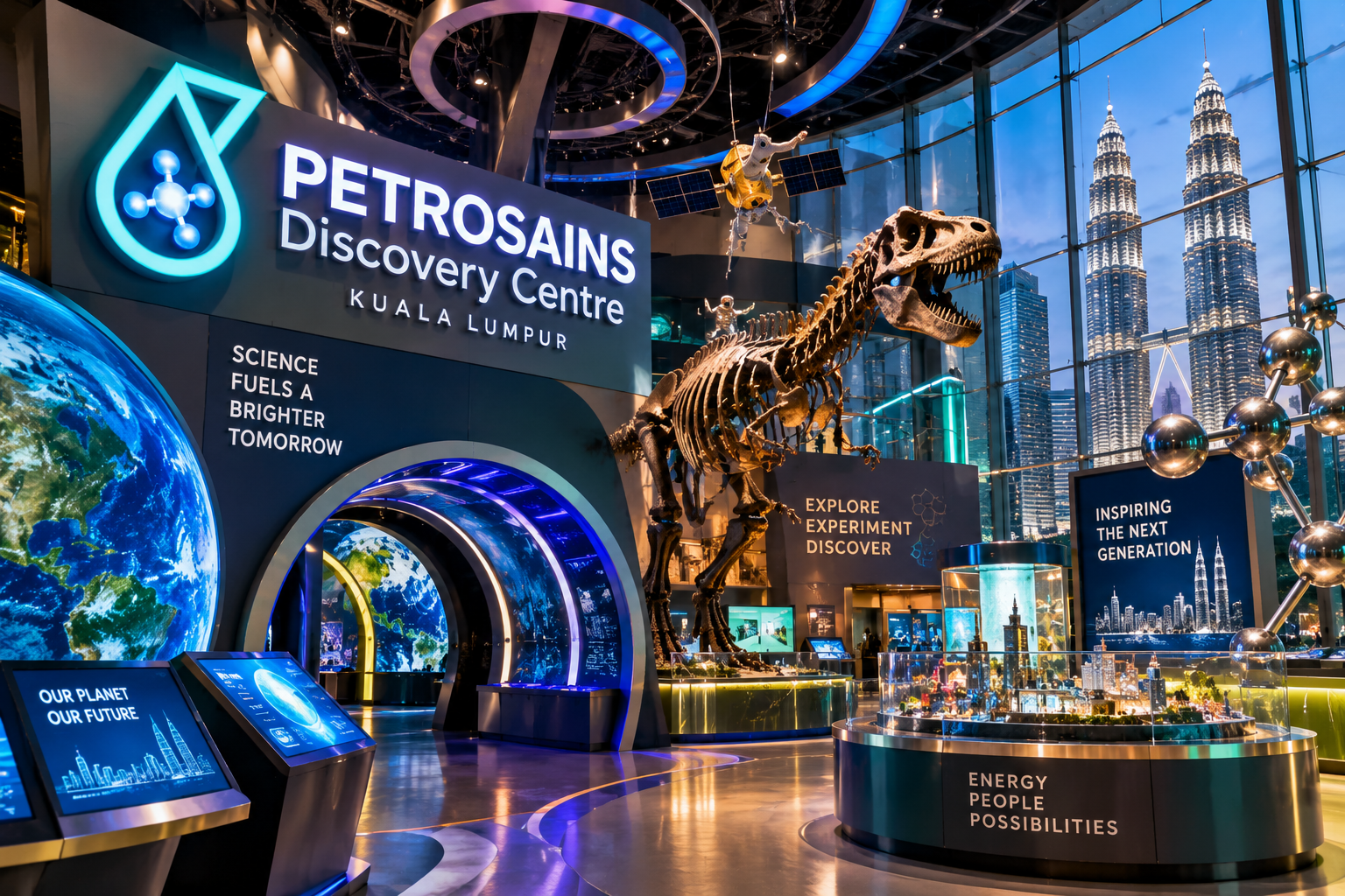 Petrosains Discovery Centre Kuala Lumpur family science experience