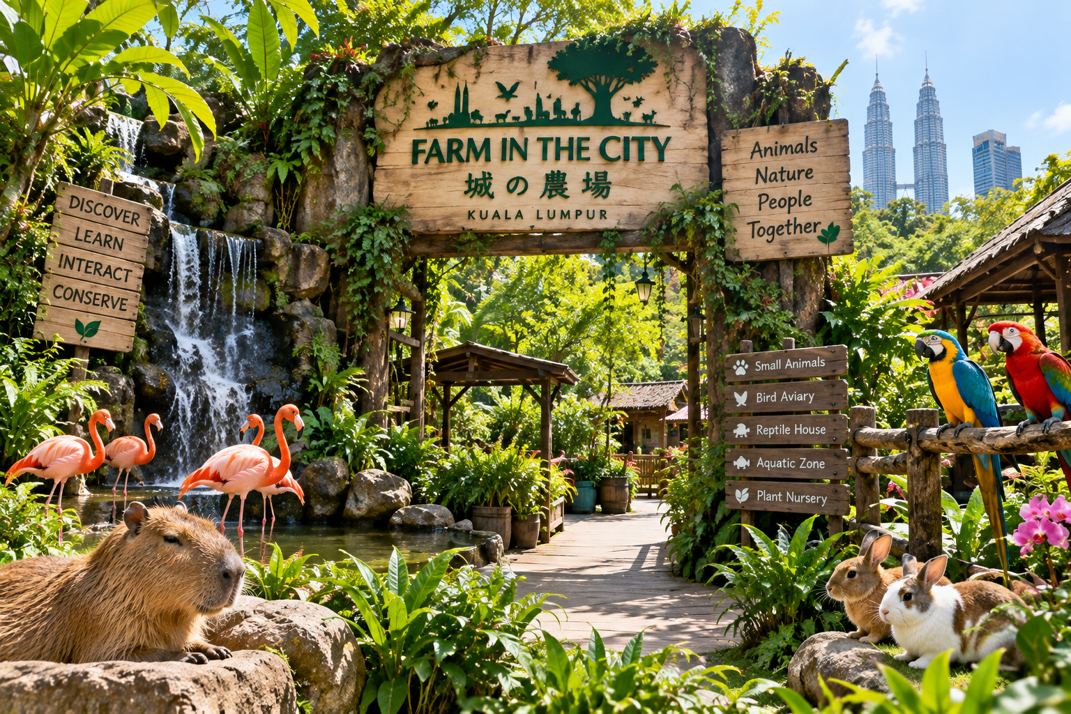 Farm in the City Malaysia family animal experience