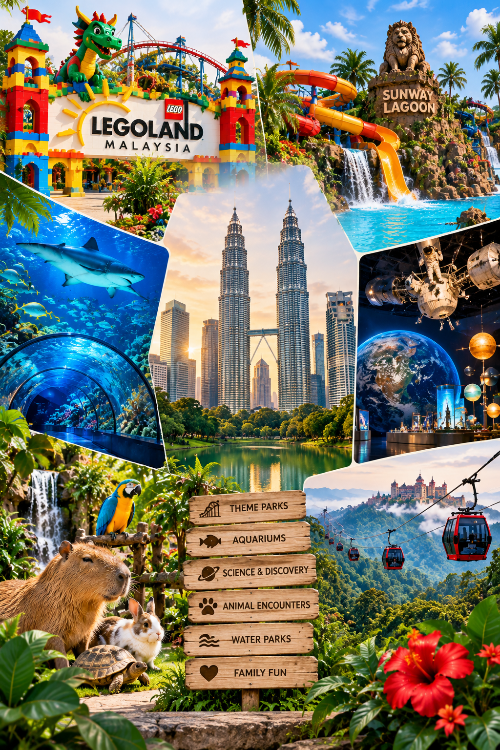 Pinterest guide to Malaysia family experiences with kids