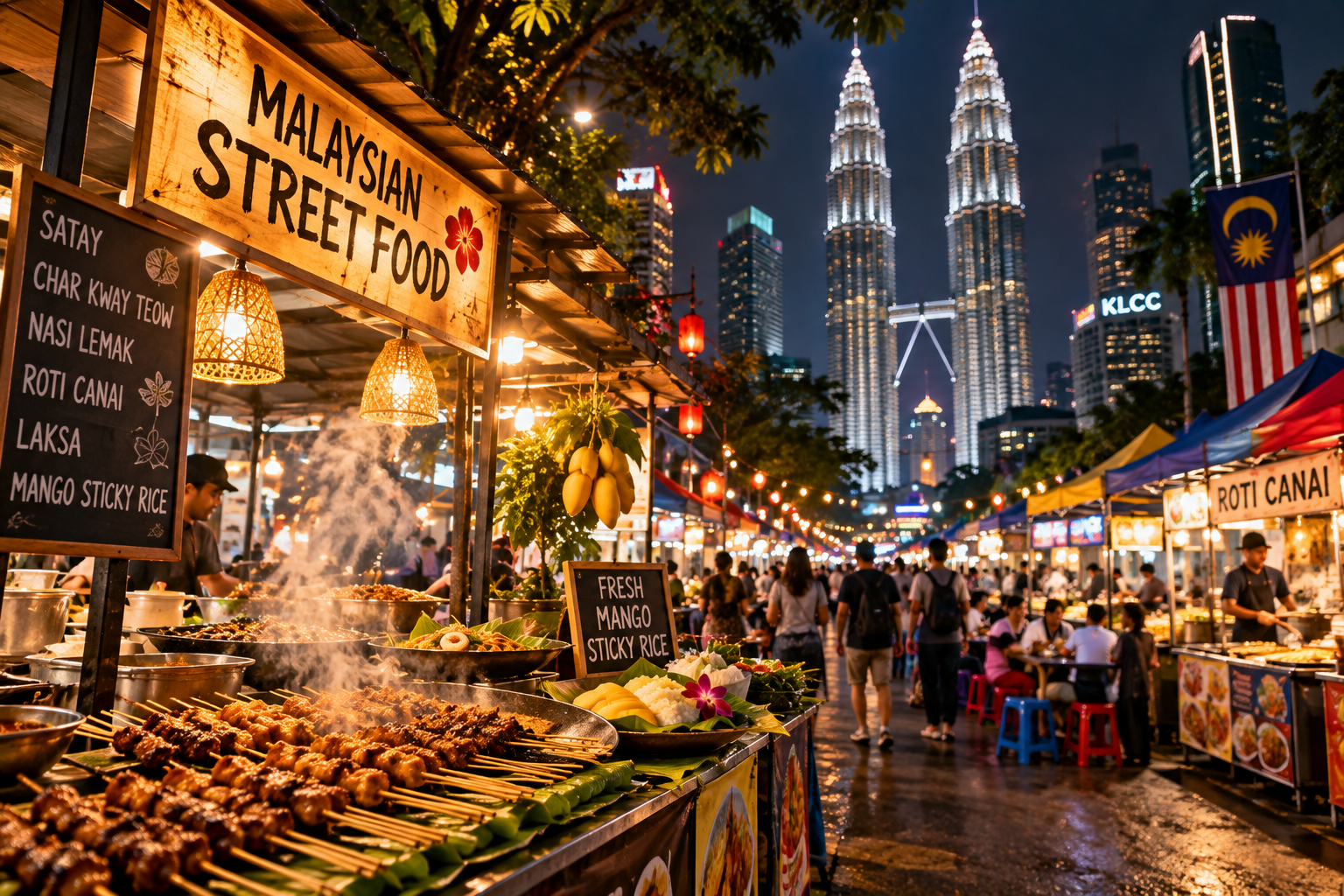 Kuala Lumpur street food night tour Malaysia