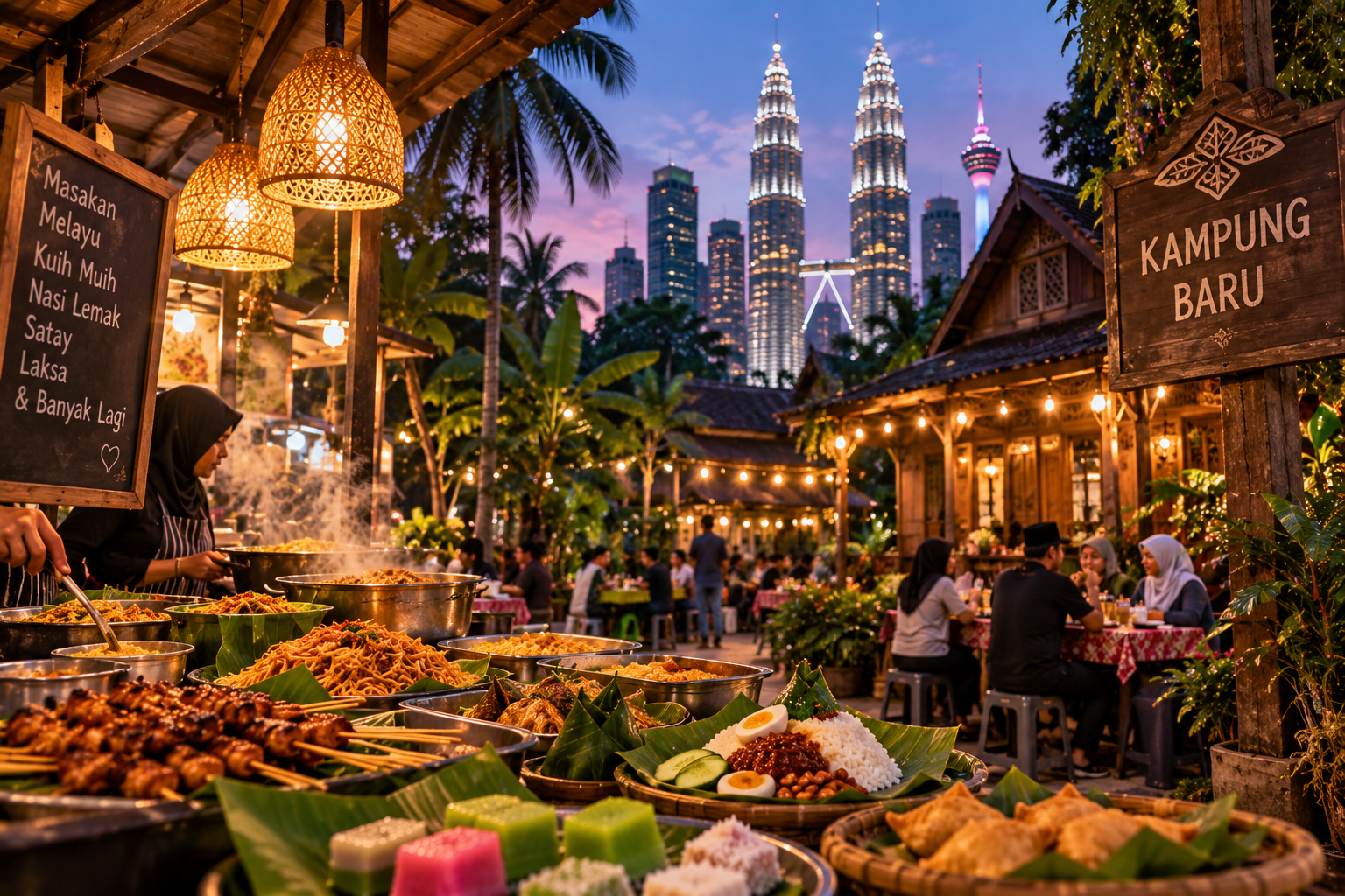Kampung Baru traditional Malay food Kuala Lumpur
