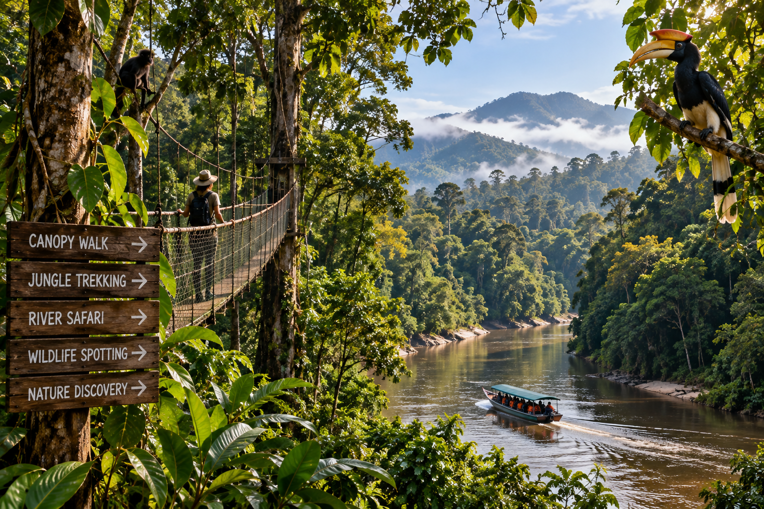 Taman Negara rainforest Malaysia jungle adventure