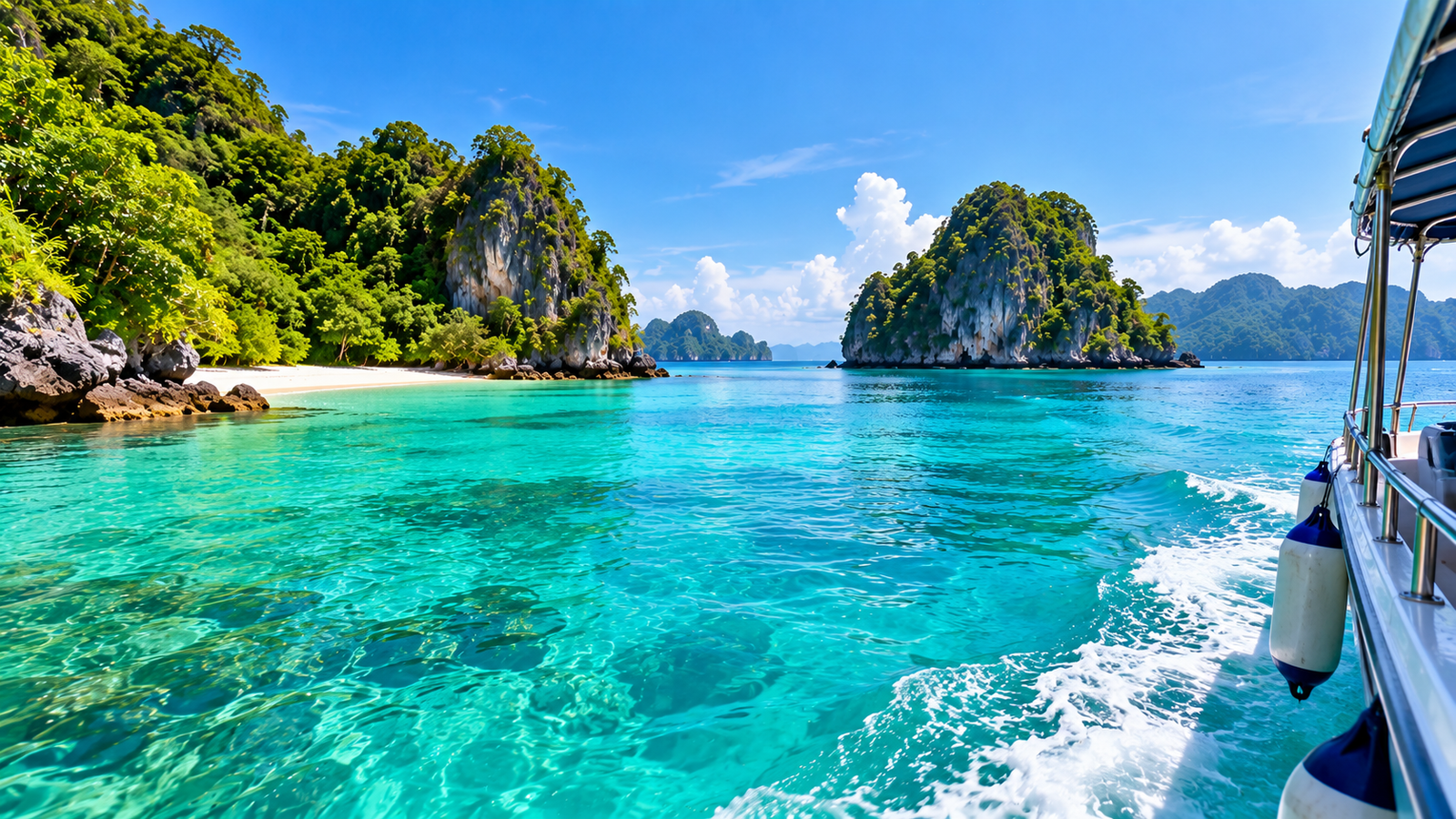 Langkawi island hopping boat experience in Malaysia