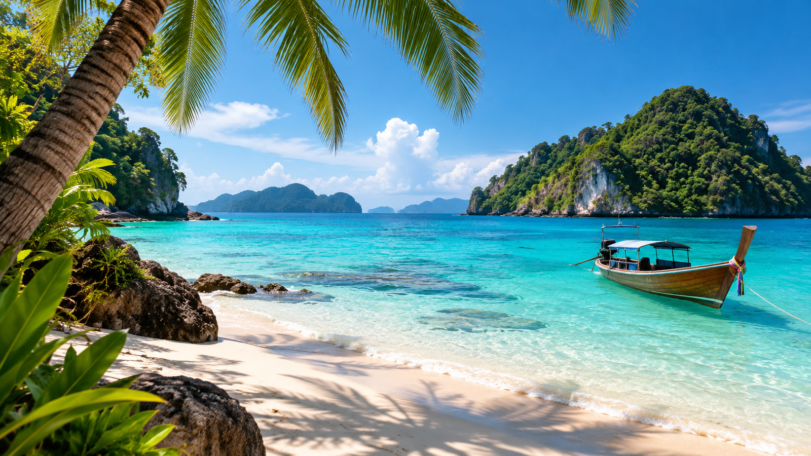 Malaysia island tours with tropical beaches and clear water